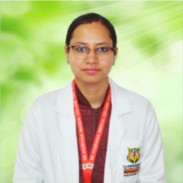 Dr. Yogita Bisht at GS Ayurveda Medical College & Hospital